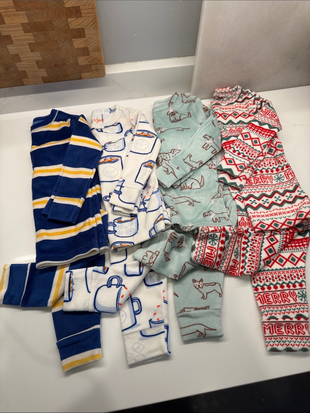 Cat & Jack Four-Pack Kids Pajama Sets - 18mo